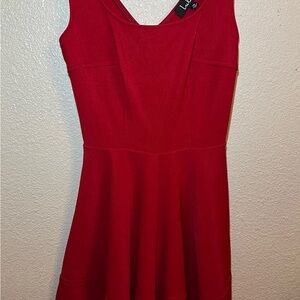 Lulu's Red Sleeveless Dress